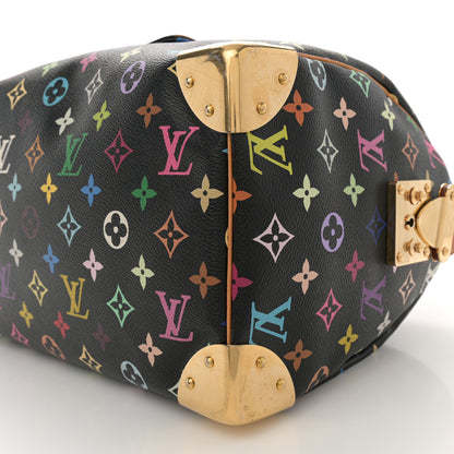 Louis Vuitton Monogram Multicolor Speedy 30 Black 10 of 11
