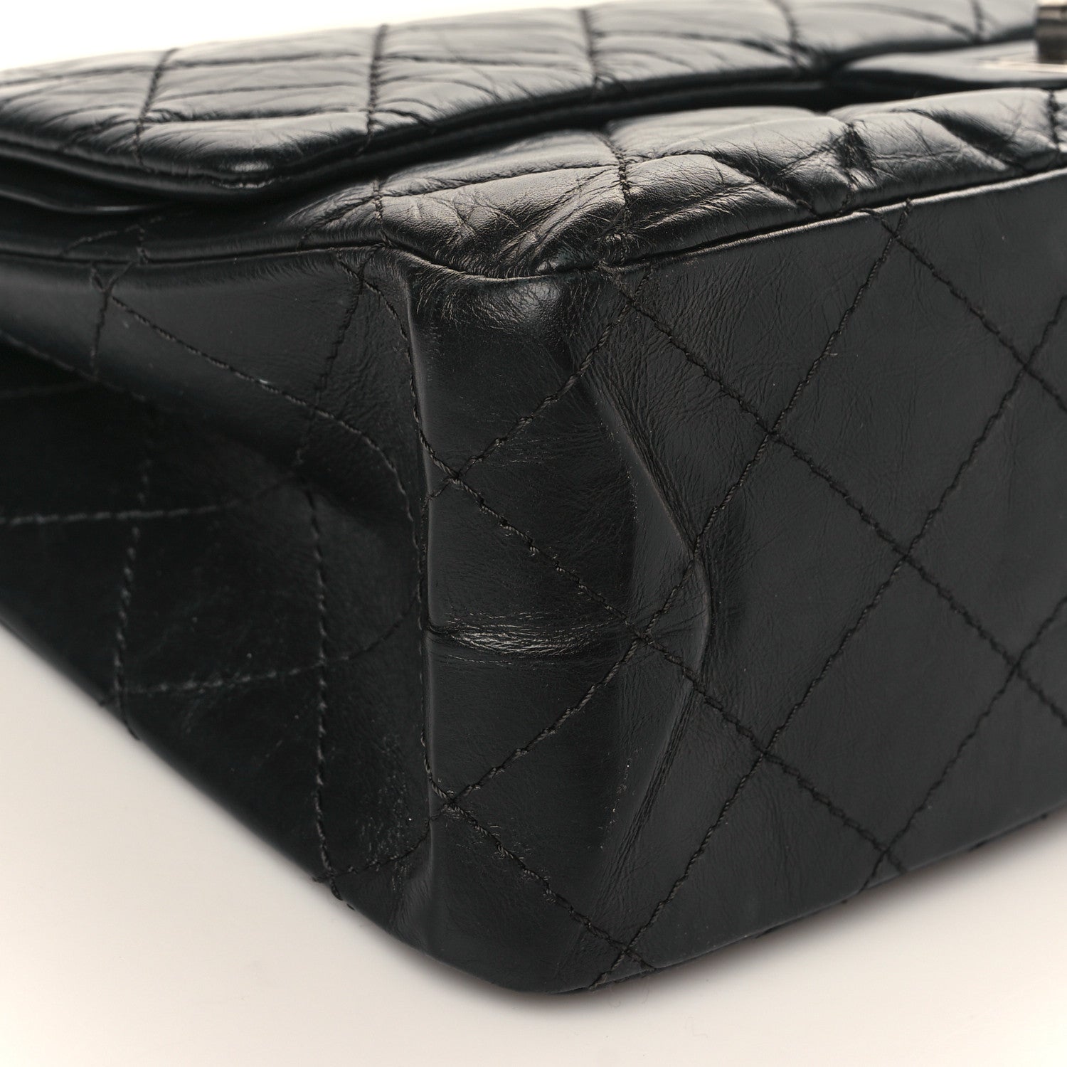 Chanel Aged Calfskin Quilted 2.55 Reissue 226 Flap Black 8 of 9