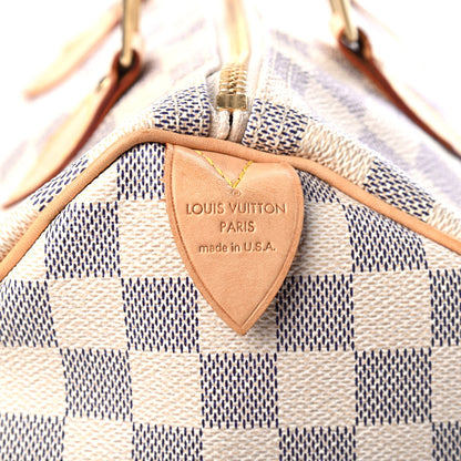 Louis Vuitton Damier Azur Speedy 30 7 of 9