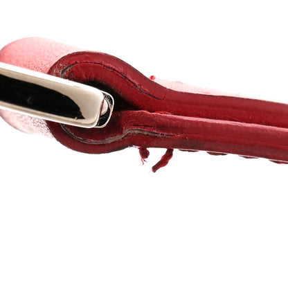 Christian Dior Canvas Hardcore Pierced Saddle Bag White Red Black 12 of 16