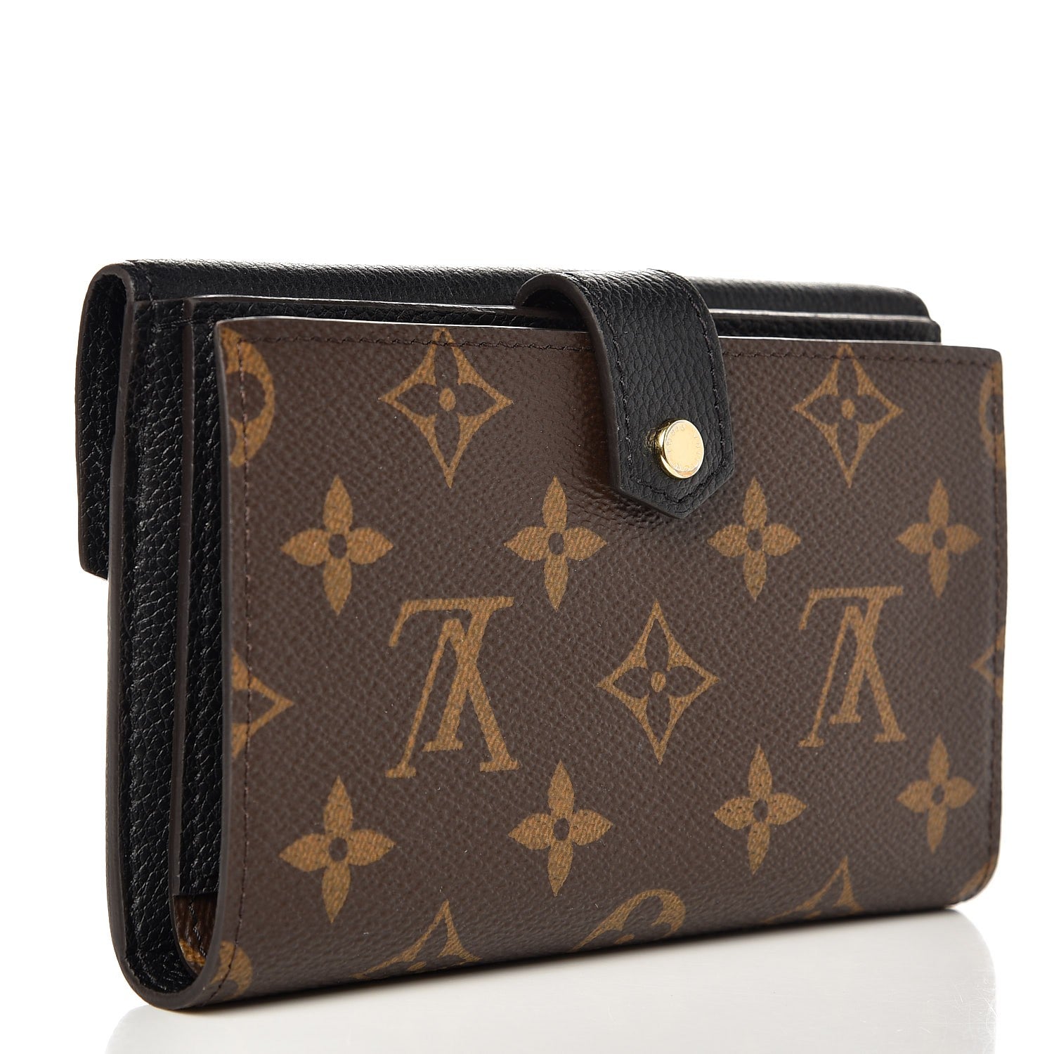 Louis Vuitton Monogram Pallas Compact Wallet Black 3 of 6
