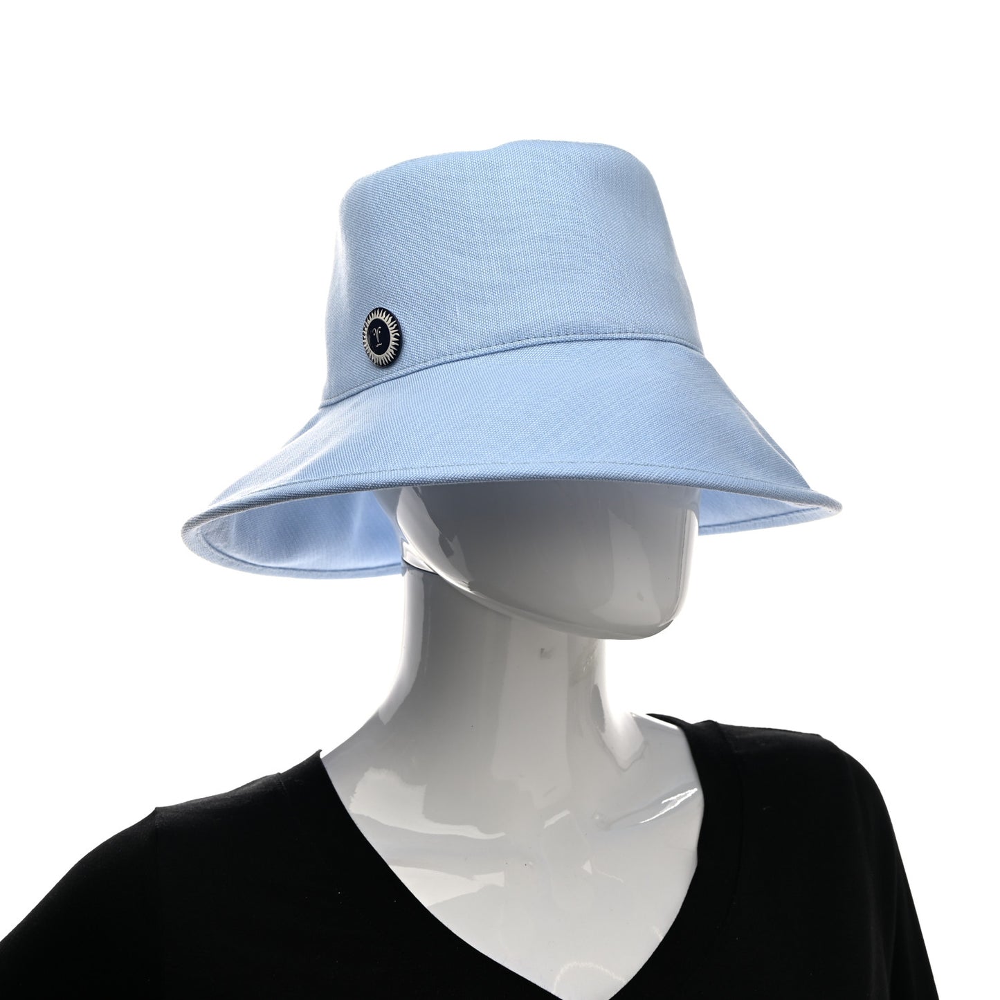 Toile De Chanvre Cotton Stretch Gaelle Hat 58 Bleu Chemise