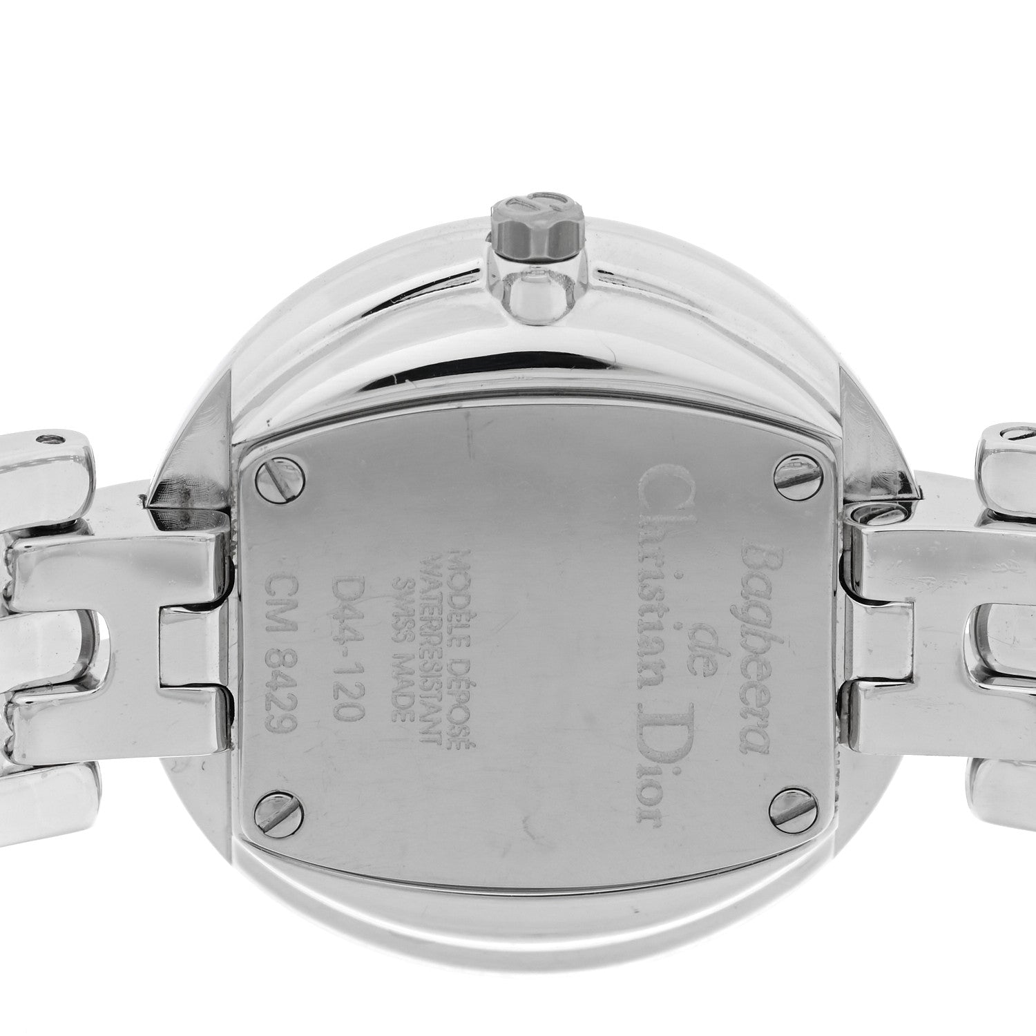 Christian Dior Stainless Steel Pink Mother of Pearl 25mm Bagheera Quartz Watch 4 of 4