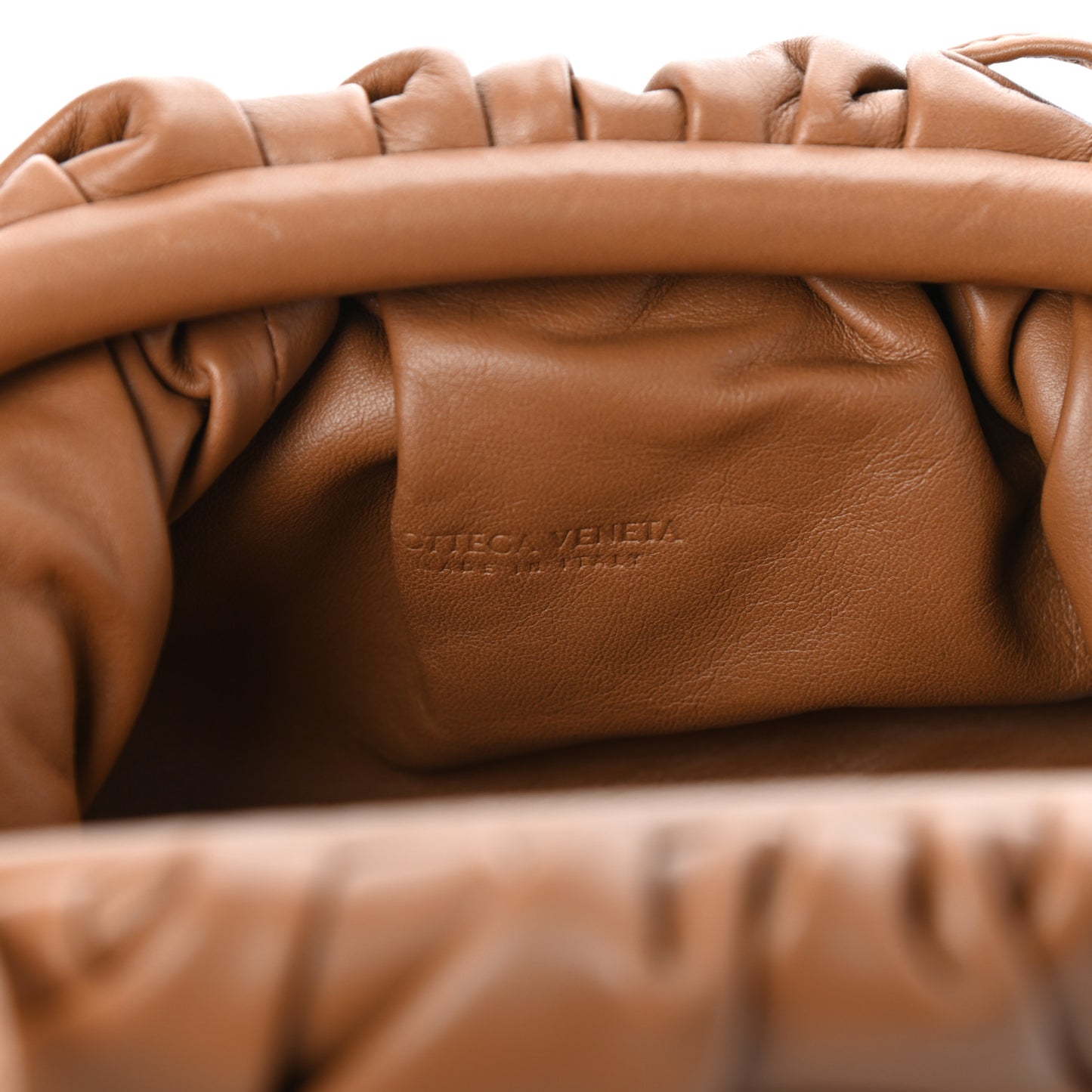 Butter Calfskin The Mini Pouch Cammello