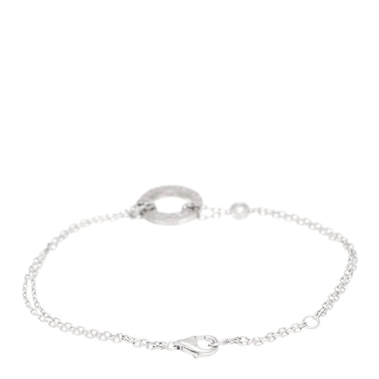 Cartier 18K White Gold Diamond LOVE Bracelet 3 of 8