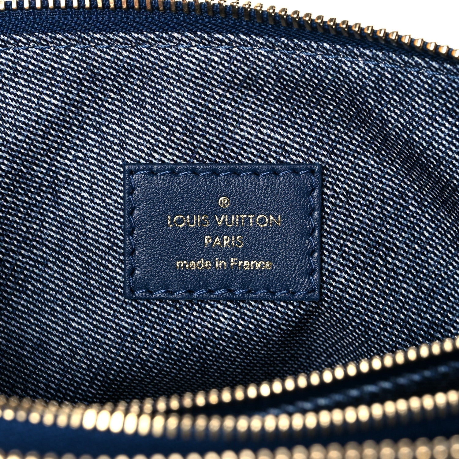Louis Vuitton Lambskin Embossed Monogram Coussin PM Denim Blue 10 of 10