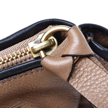 Chloe Calfskin Braided Medium Marcie Satchel Nut 10 of 10