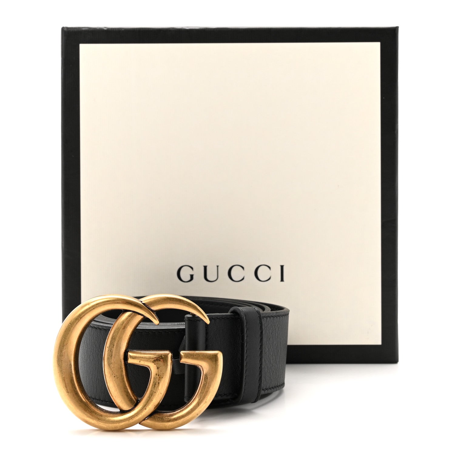 Gucci Calfskin Double G 40mm Belt 100 40 Black 6 of 6