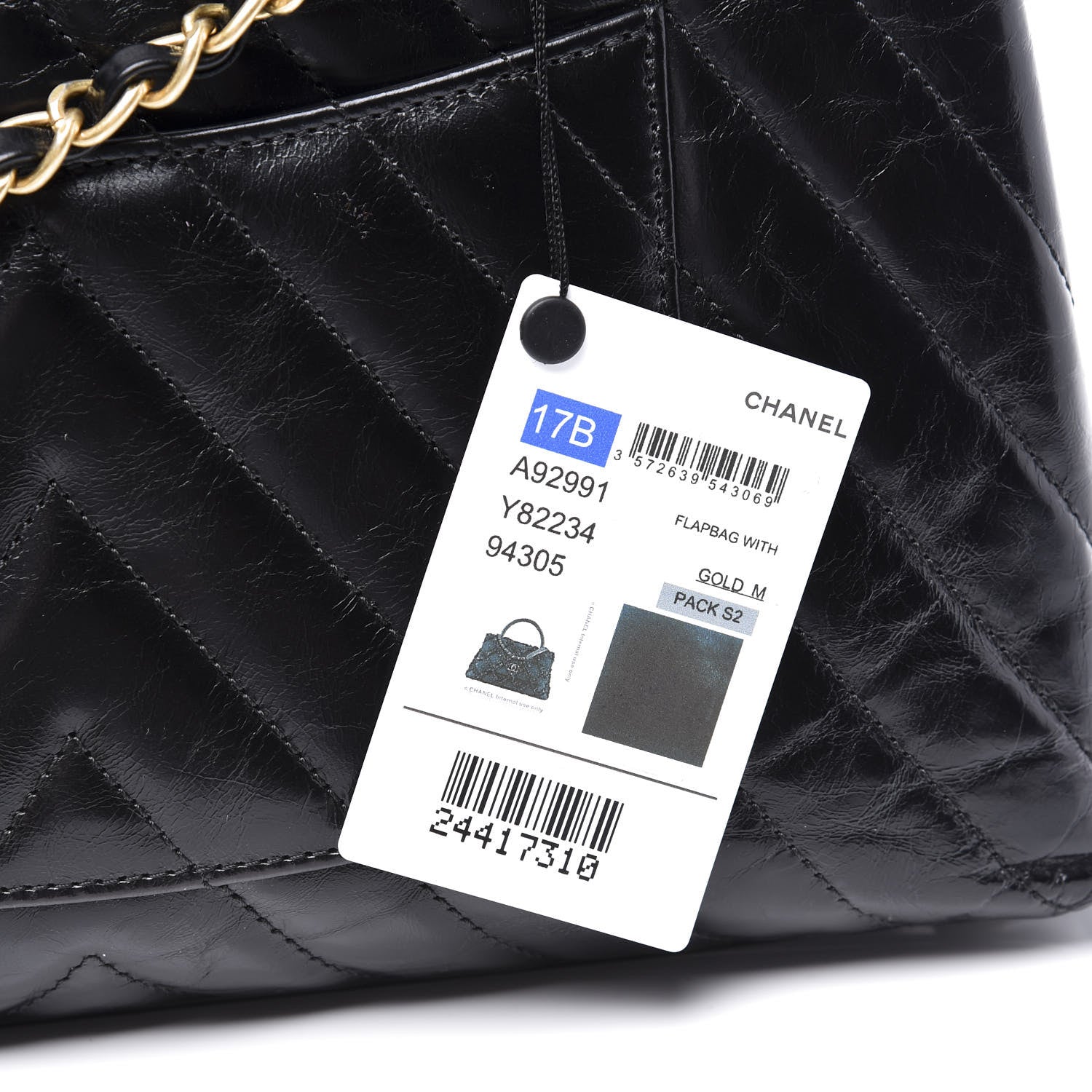 Chanel Calfskin Chevron Quilted Small Coco Handle Flap Black 9 of 11