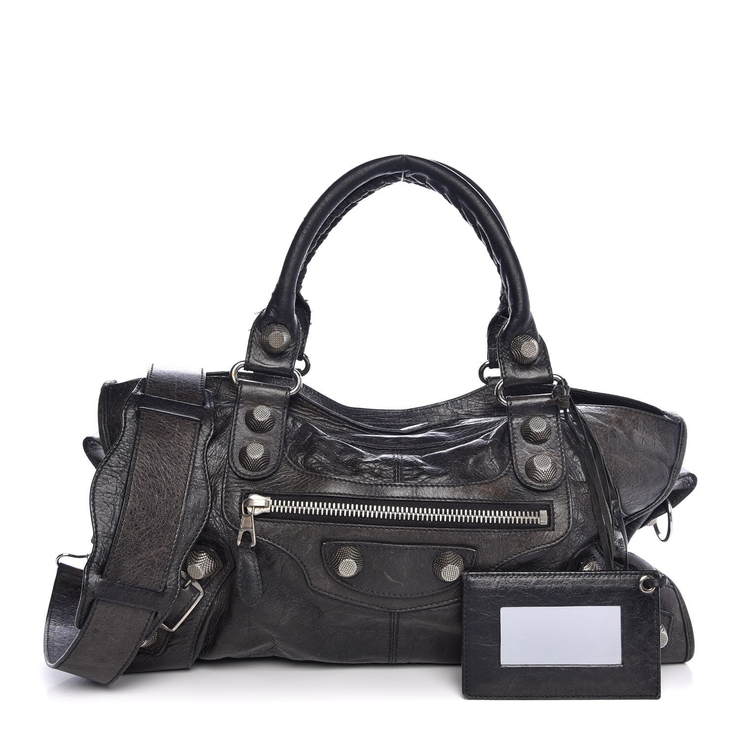 Balenciaga Agneau Giant 21 Silver Hardware Part Time Black 1 of 18