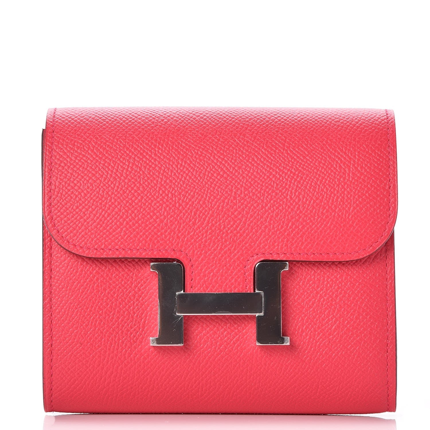 Hermes Epsom Constance Short Wallet Rose Extreme 1 of 9