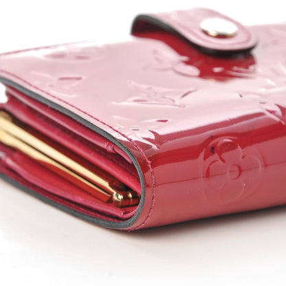 Louis Vuitton Vernis French Purse Wallet Rose Indien 7 of 10