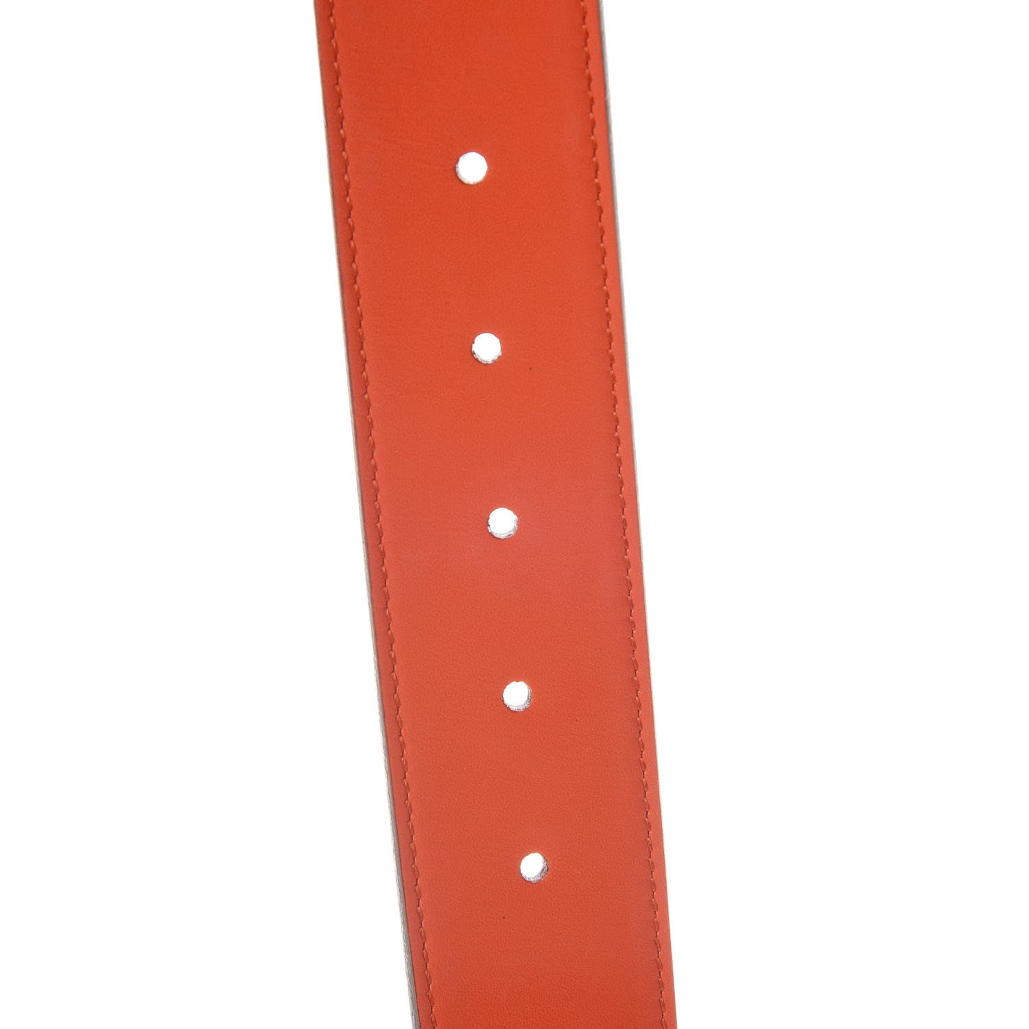 Gucci Nubuck Interlocking G Belt 100 40 Deep Orange 6 of 6
