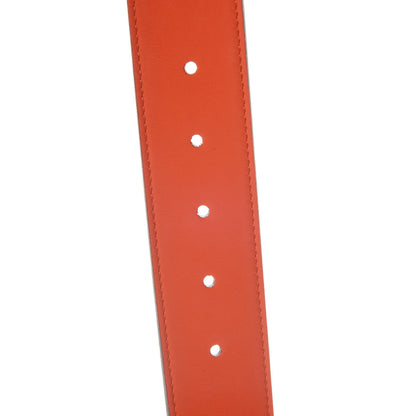 Gucci Nubuck Interlocking G Belt 100 40 Deep Orange 6 of 6