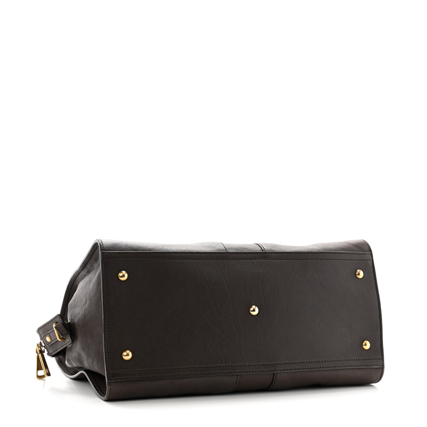 Calfskin Medium Cabas ChYc Dark Brown