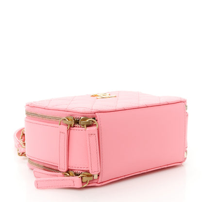 Chanel Caviar Quilted Pick Me Up Mini Vanity Case Pink 4 of 12
