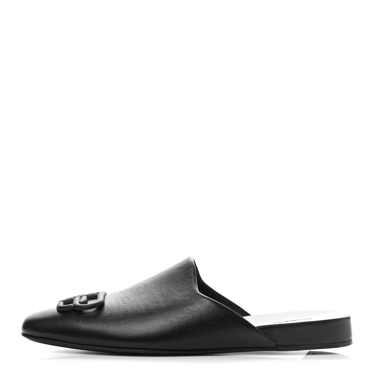 Balenciaga Smooth Calfskin Cozy BB Flat Carrera Mules 37 Black 1 of 9