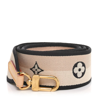 Louis Vuitton Jacquard Diane 20 Shoulder Strap Black 1 of 4