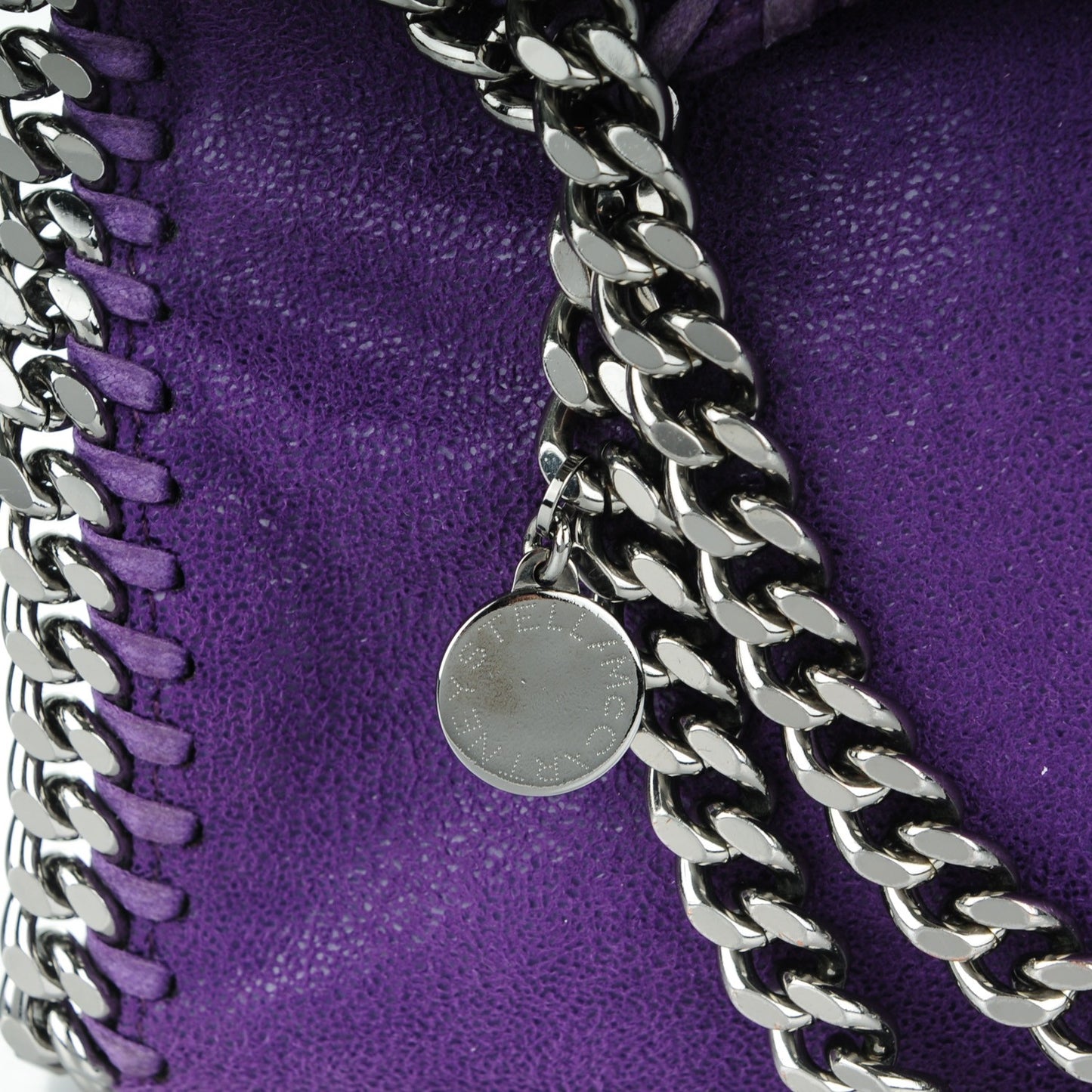 Shaggy Deer Mini Falabella Tote Bright Purple