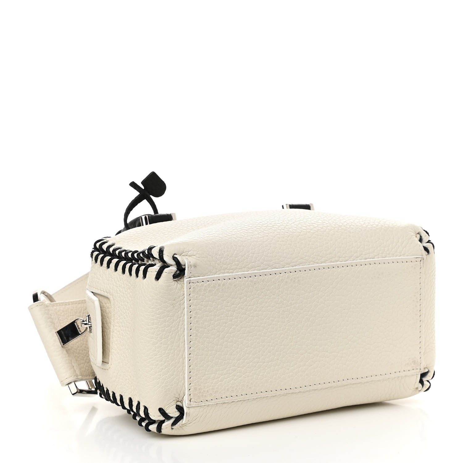 Delvaux Grained Calfskin Mini Cool Box Satchel Ivory 4 of 10
