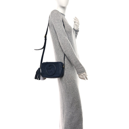Gucci Sakai Be Green Calfskin Diagonal Stitched Small Blondie Shoulder Bag Blue Agata 2 of 13