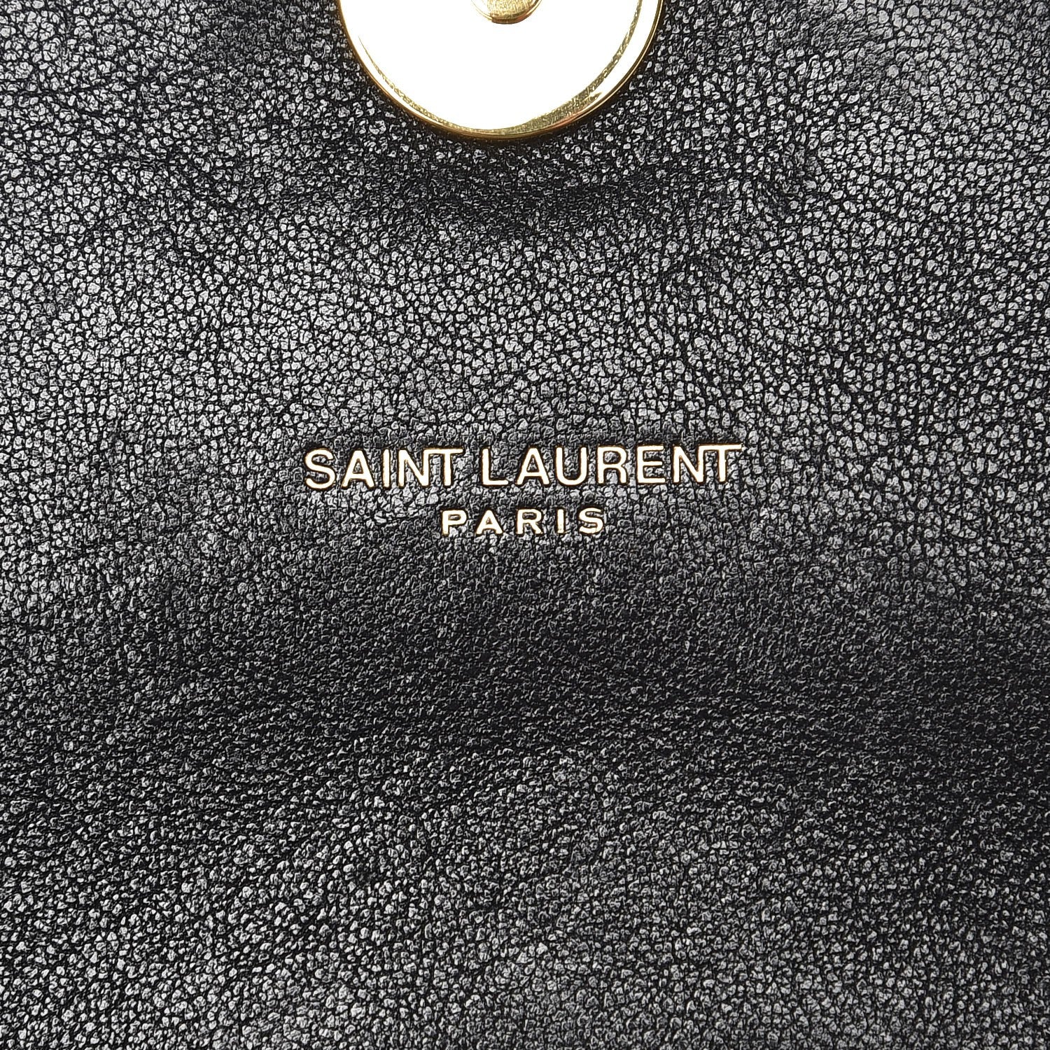 Saint Laurent Sheepskin Matelasse Chevron Monogram Medium College Bag Black 6 of 9
