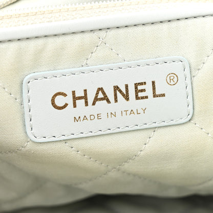 Chanel Iridescent Calfskin Quilted Chanel 22 Blue Green 6 of 14