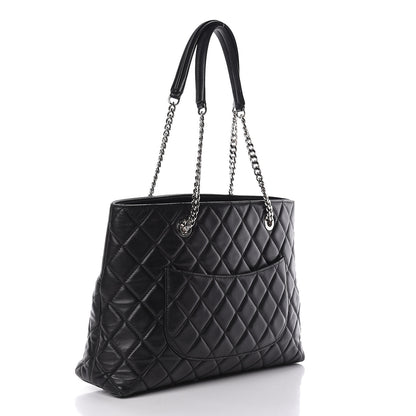 Chanel Lambskin Quilted Medium Urban Delight Tote Black 3 of 12