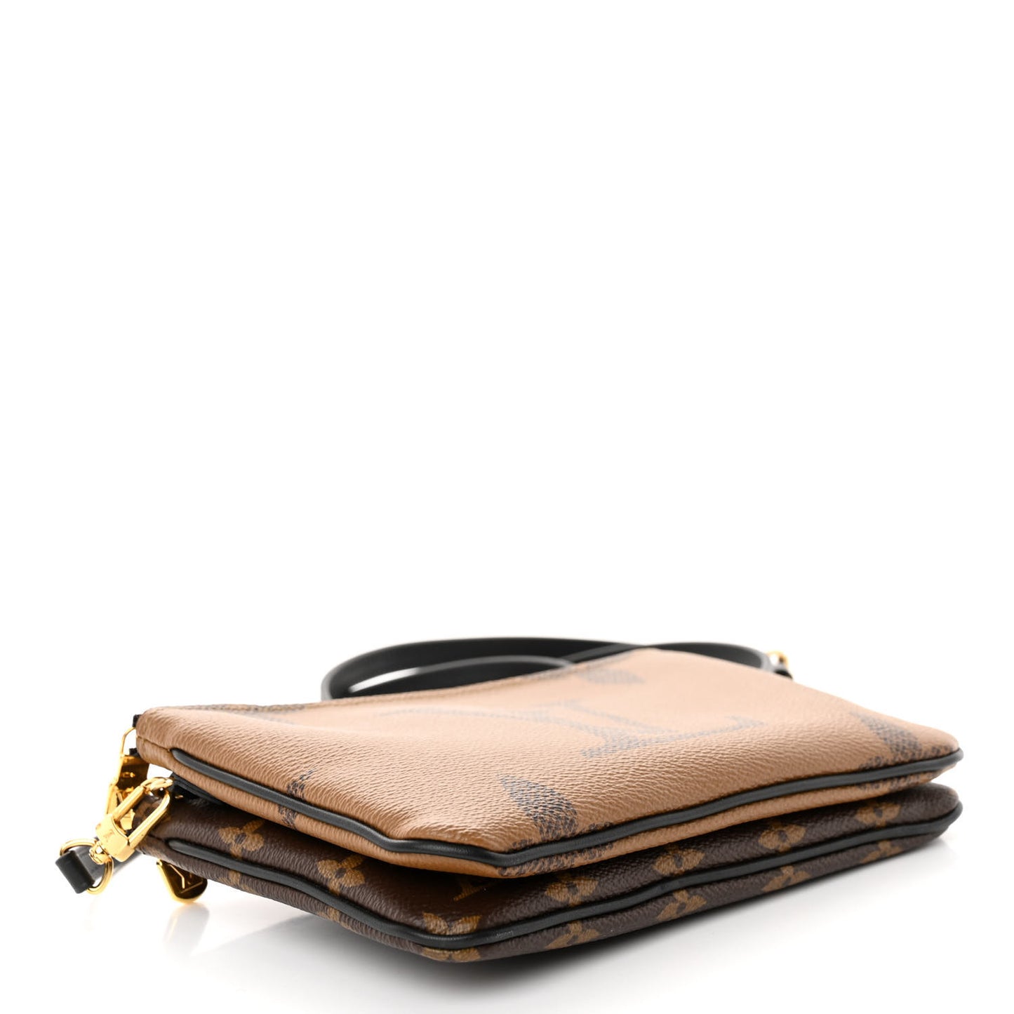 Reverse Monogram Giant Double Zip Pochette