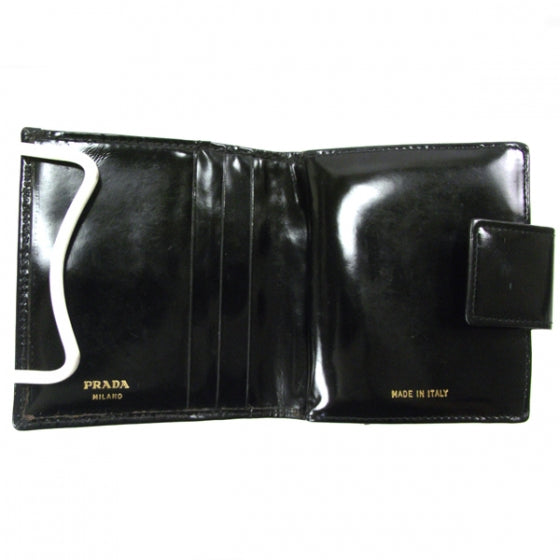 Spazzolato French Wallet Black
