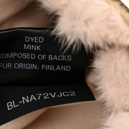 Valentino Garavani Mink Fur Clutch Pink 7 of 10