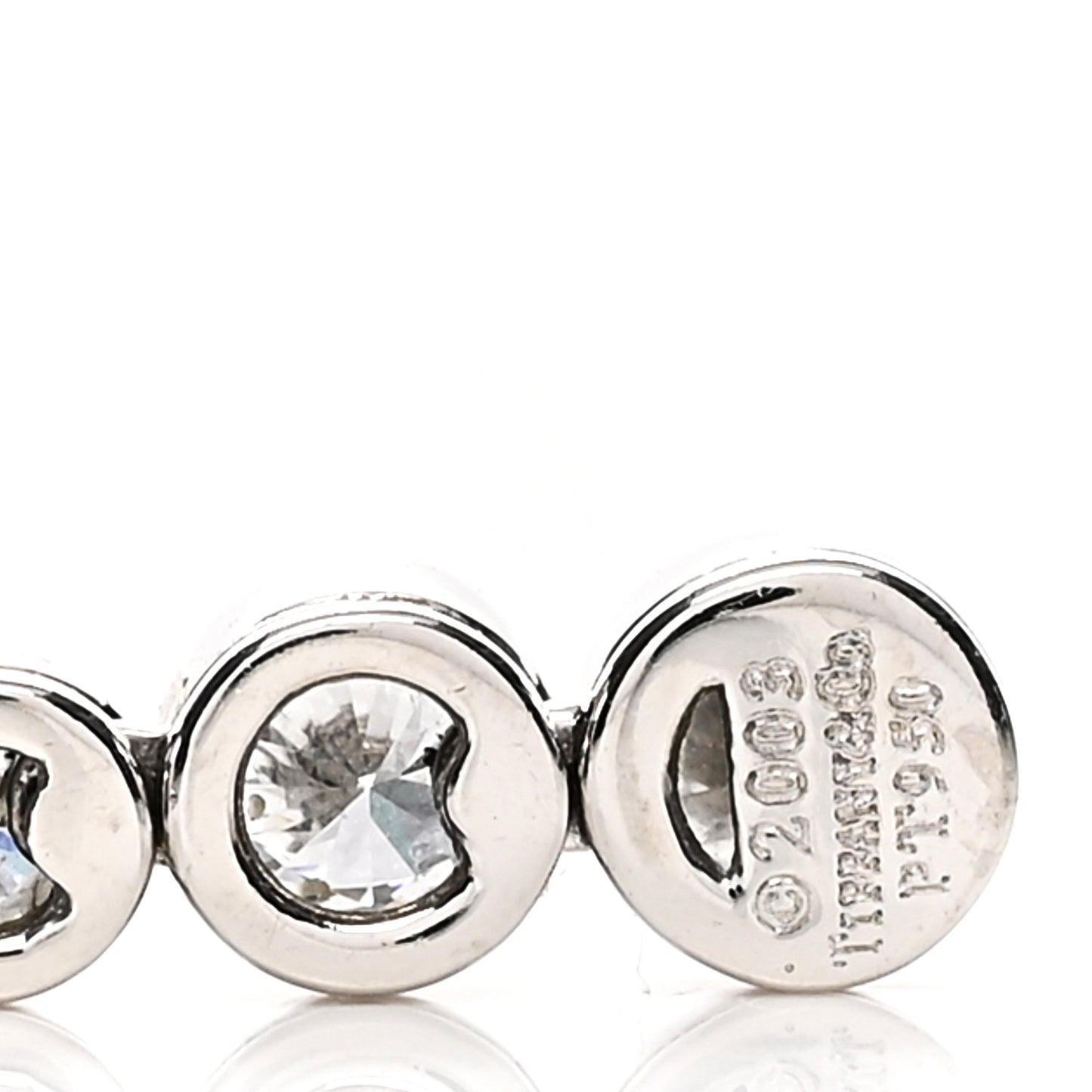 Platinum Diamond Jazz Graduated Drop Earrings