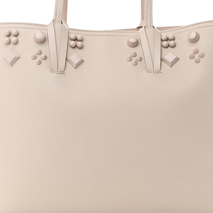 Christian Louboutin Calfskin Empire Spike Studded East West Cabata Tote Leche 8 of 10