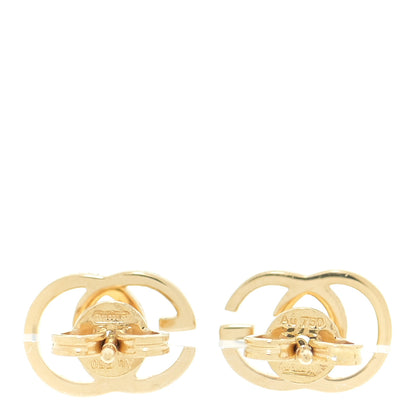 Gucci 18K Yellow Gold GG Tissue Stud Earrings 3 of 6