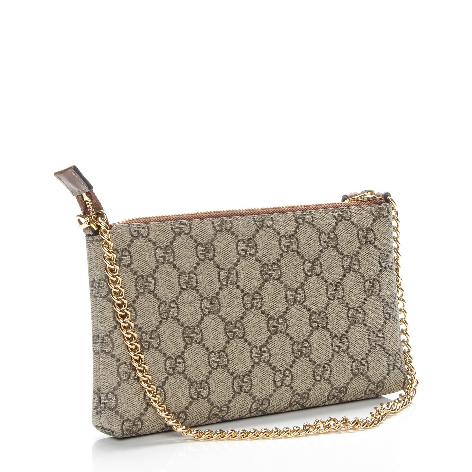 Gucci GG Supreme Monogram Wrist Wallet Brown 3 of 7
