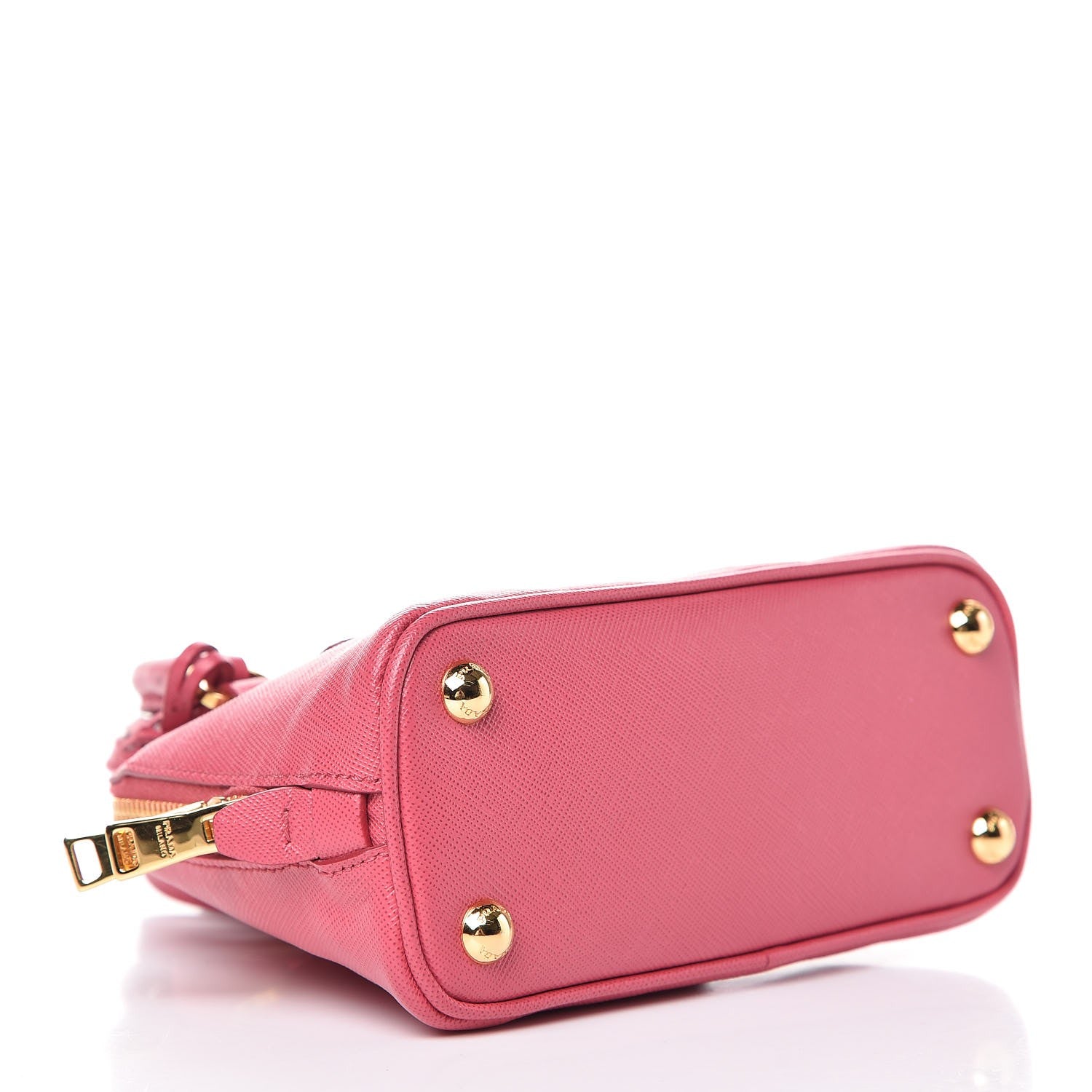 Prada Saffiano Lux Mini Promenade Tote Peonia 4 of 8