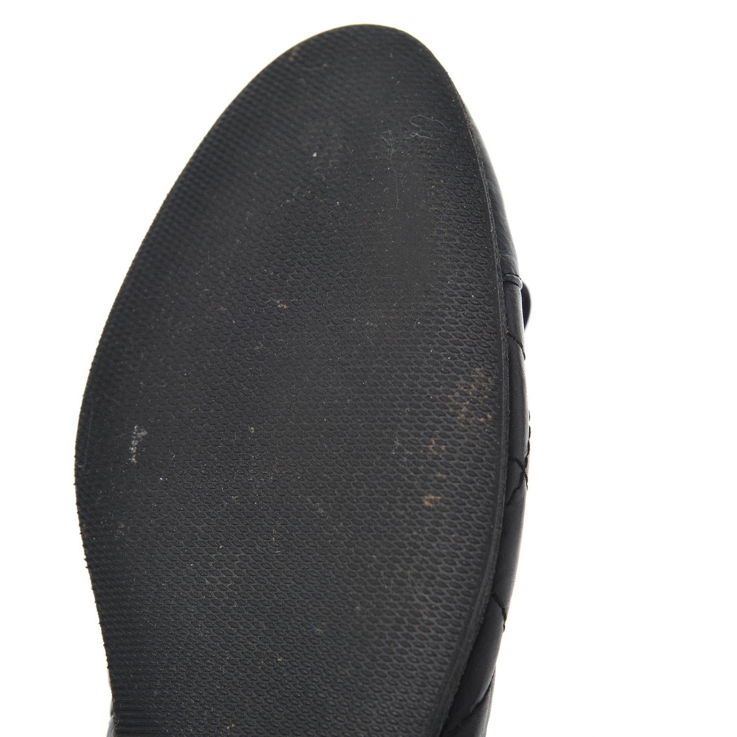 Chanel Aged Calfskin Quilted CC Cap Toe Ballerina Flats 36 Black 10 of 23