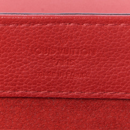 Louis Vuitton Monogram Cuir Plume Ecume Very Chain Bag Rubis Red 7 of 8