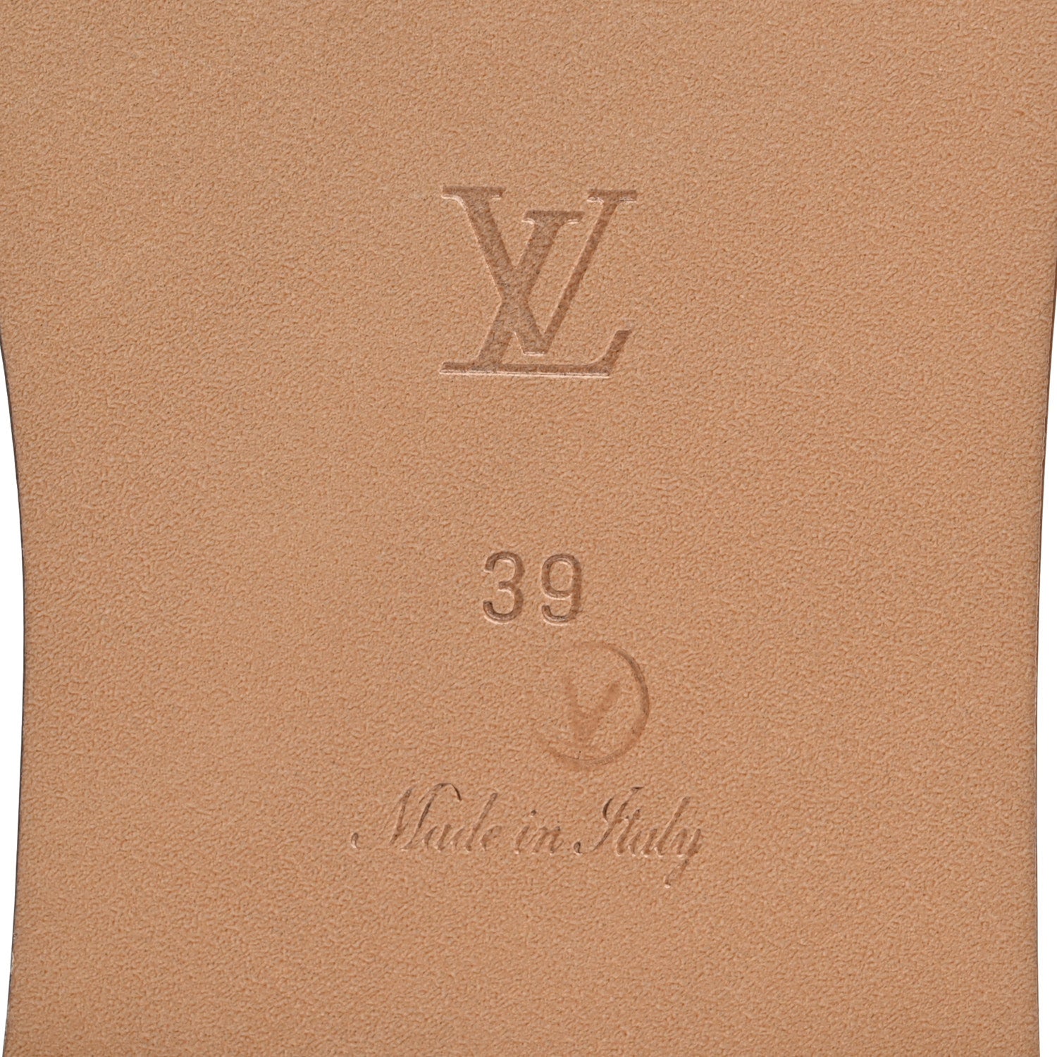 Louis Vuitton Monoglam Lock It Flat Mule 39 8 of 9