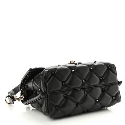 Valentino Garavani Nappa Monochrome Medium Candystud Top Handle Bag Black 4 of 17