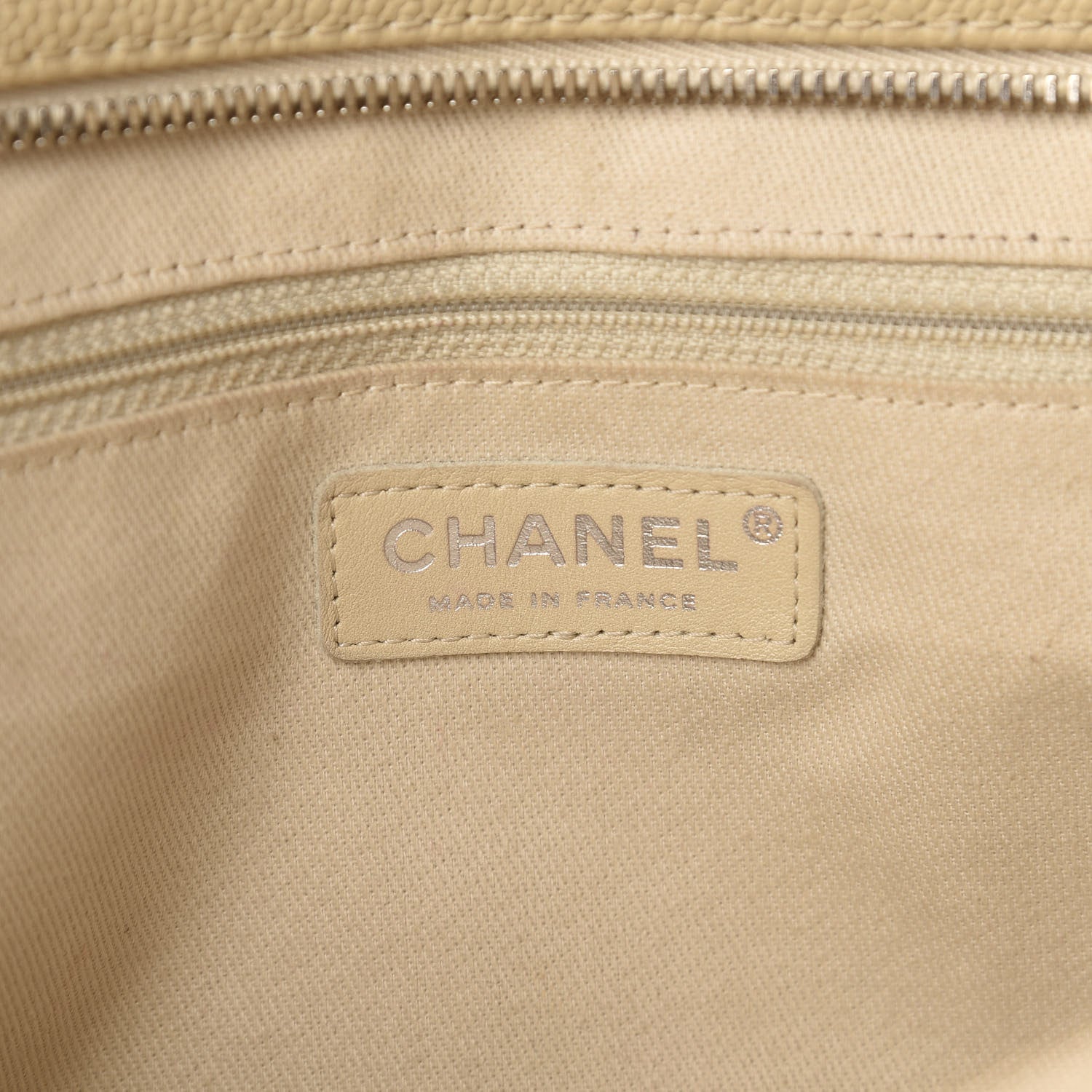 Chanel Caviar Quilted Jumbo Easy Flap Beige 9 of 11