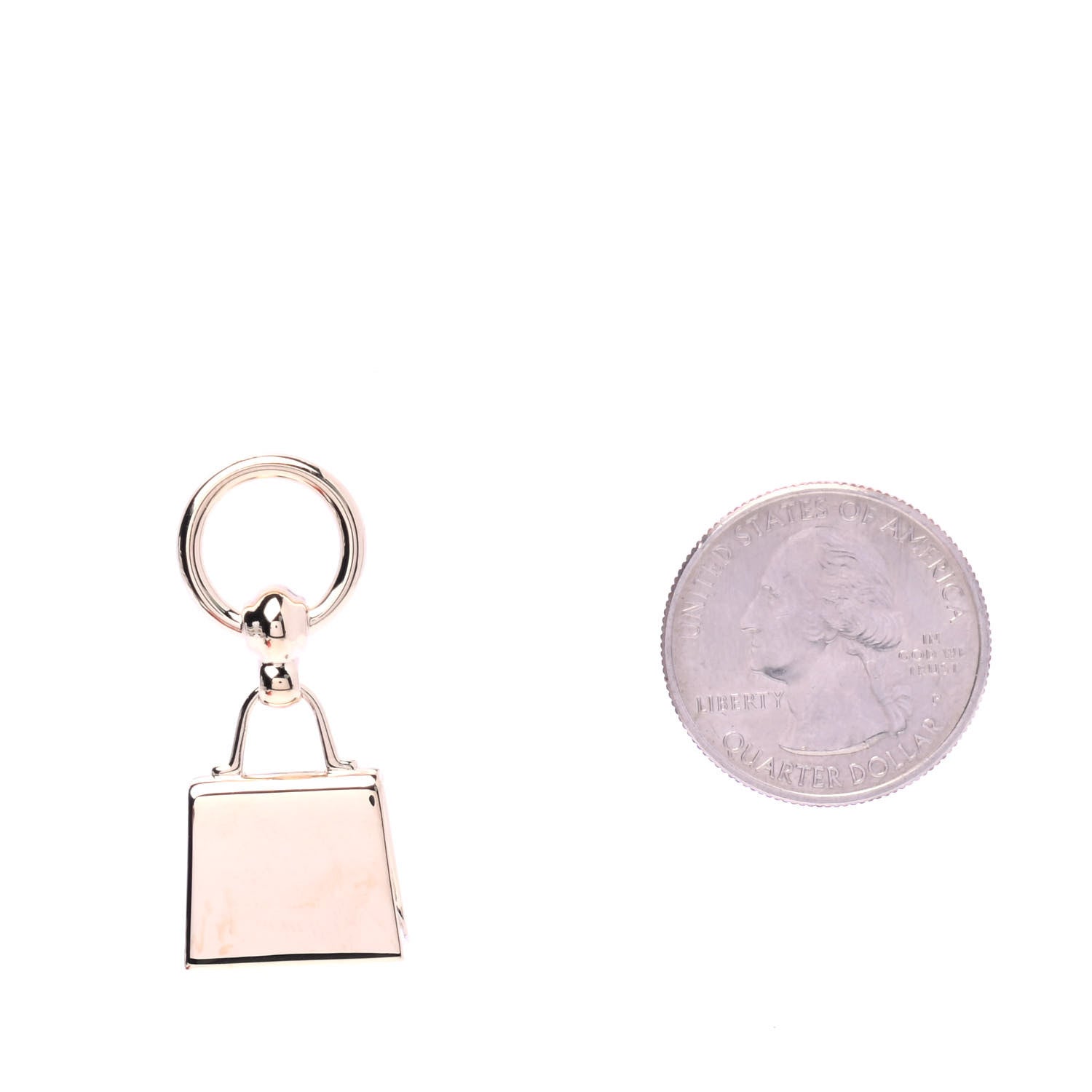 Hermes Permabrass Mini Kelly Twilly Ring 2 of 4