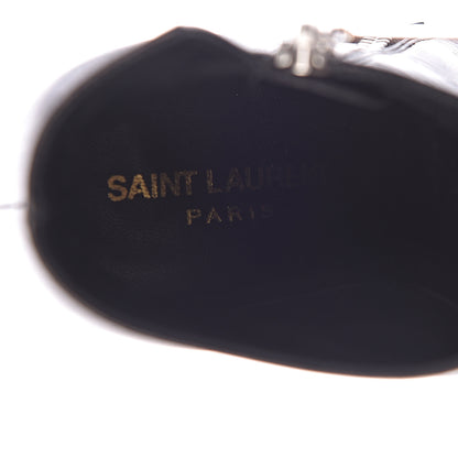 Saint Laurent Calfskin Niki 105 Wedge Booties 35.5 Black 7 of 13