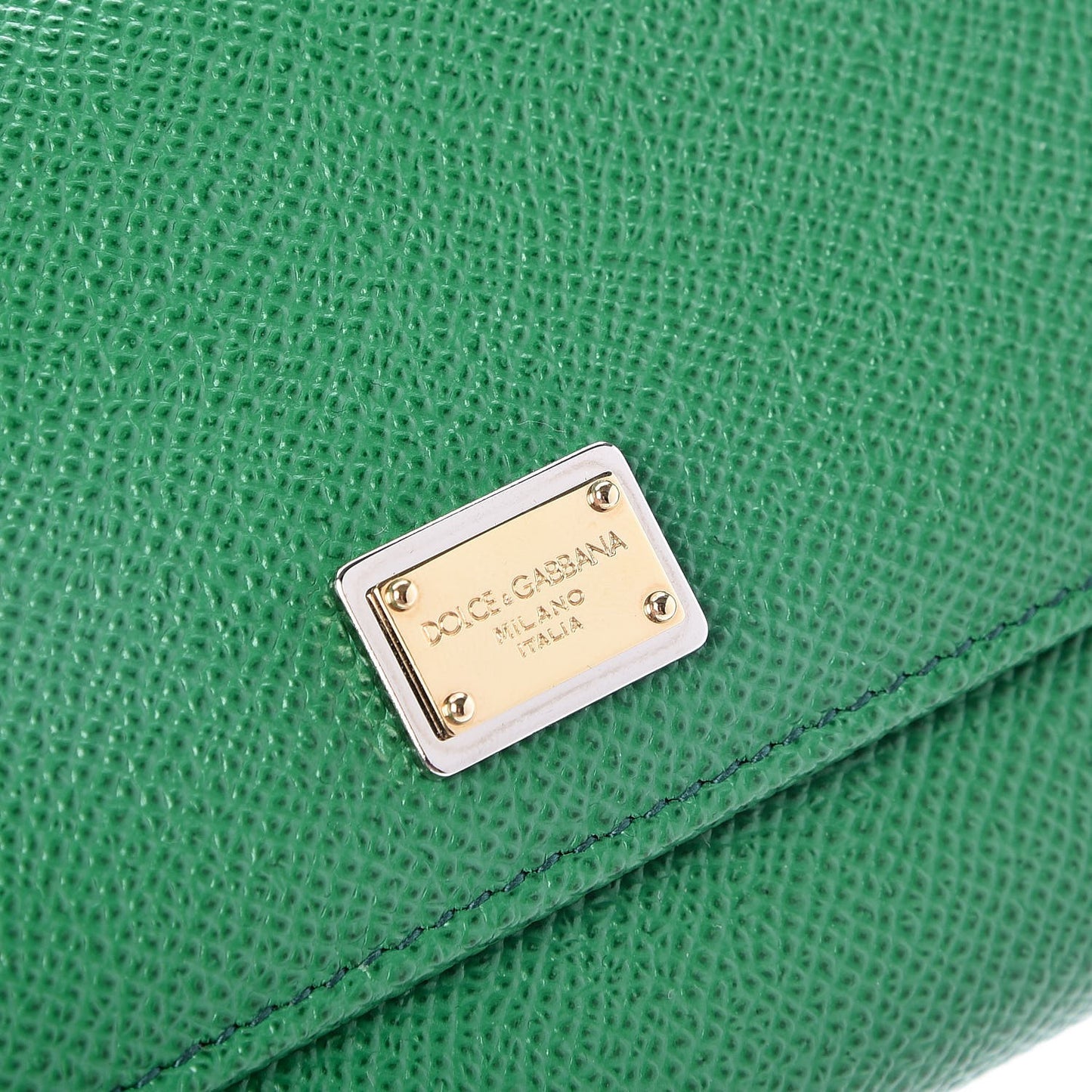 Dauphine Continental Flap Wallet Verde