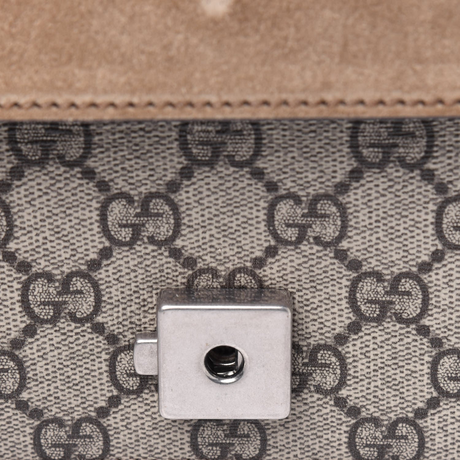 Gucci GG Supreme Monogram Mini Dionysus Shoulder Bag Taupe 12 of 15