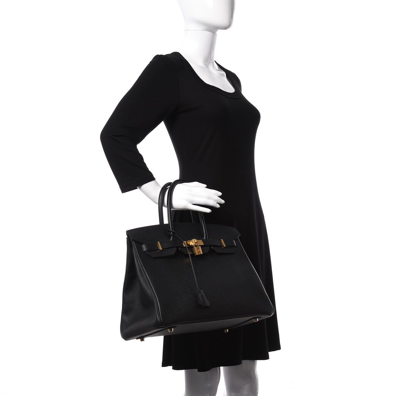 Hermes Epsom Birkin 35 Black 2 of 37