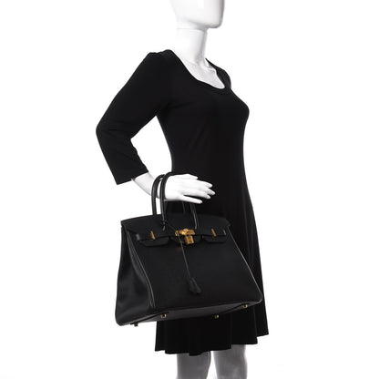 Hermes Epsom Birkin 35 Black 2 of 37
