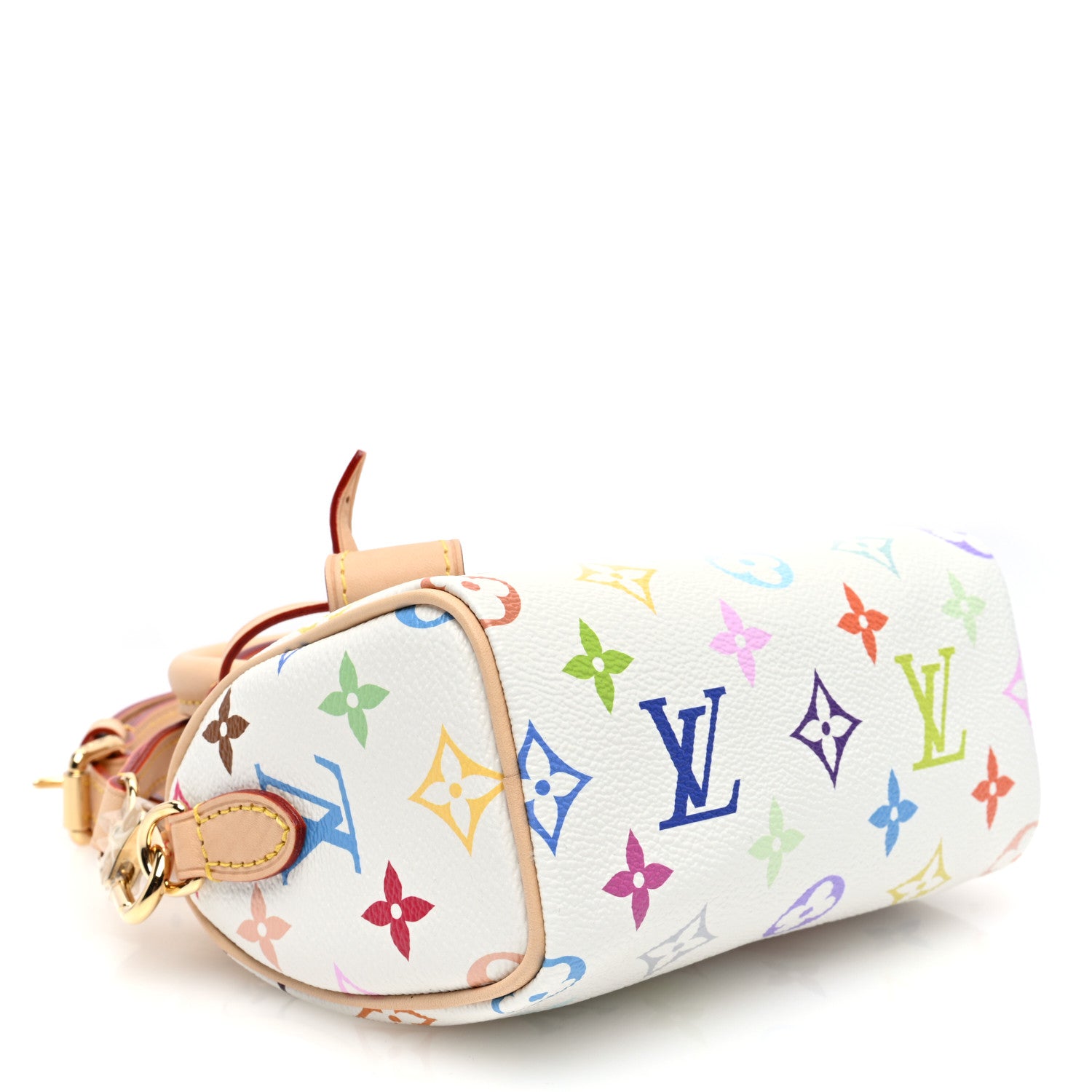 Louis Vuitton LV X TM Monogram Multicolor Nano Speedy White 4 of 10