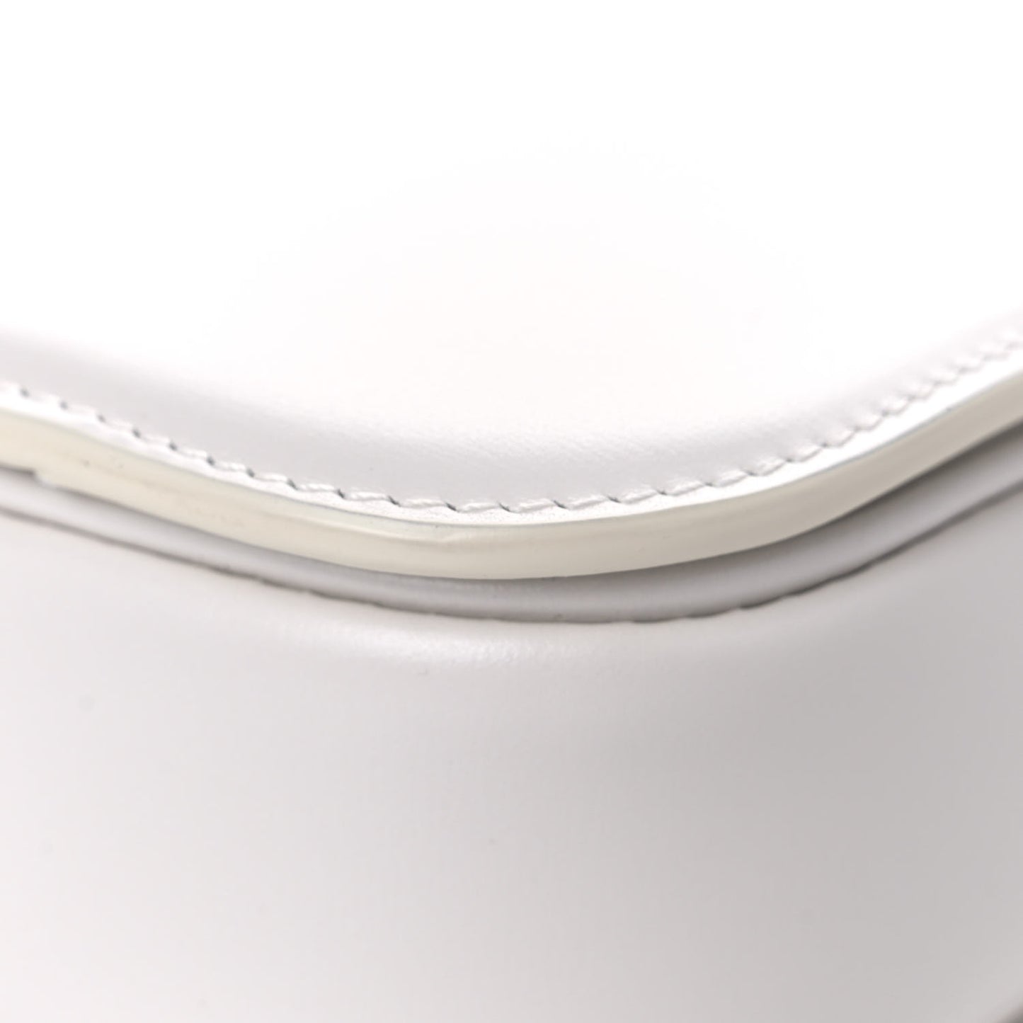 Shiny Calfskin Medium Triomphe White