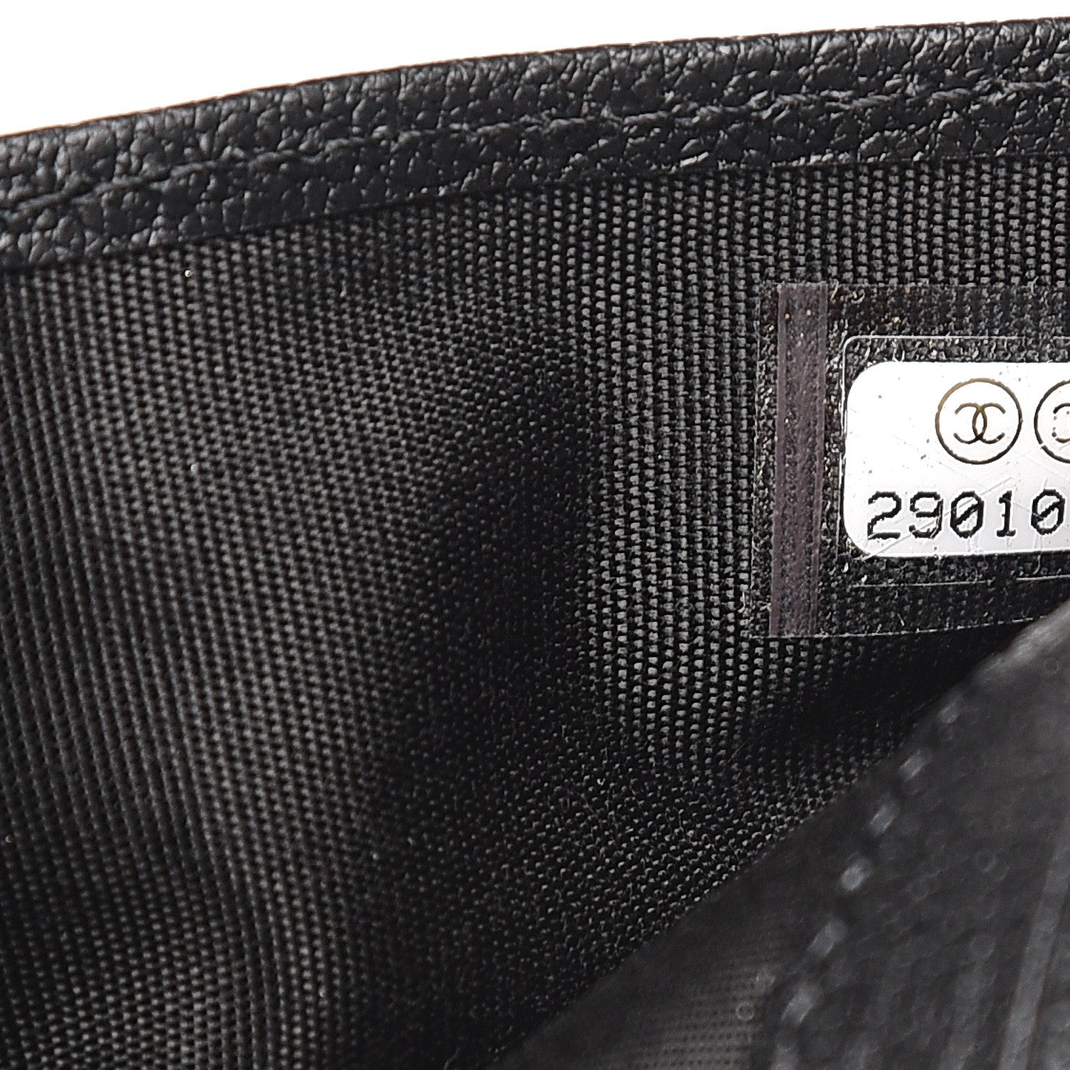 Chanel Goatskin Bi-Fold Wallet Black 7 of 7